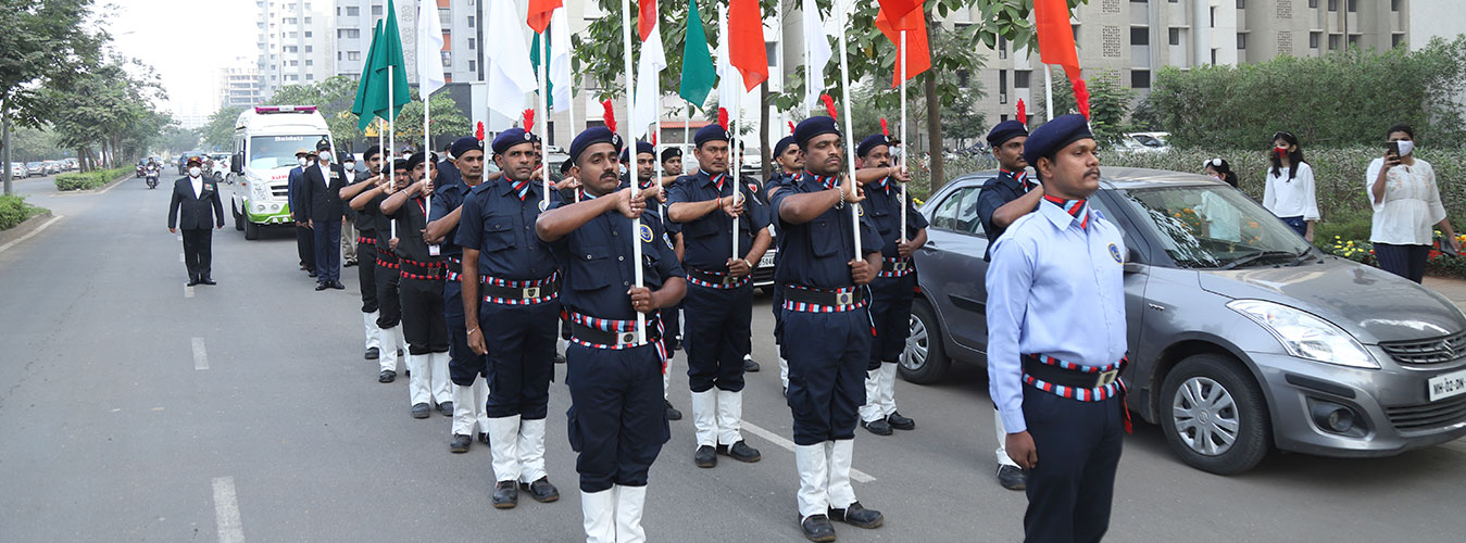 THE FORCES ALIGNED ON THE REPUBLIC DAY AT PALAVA