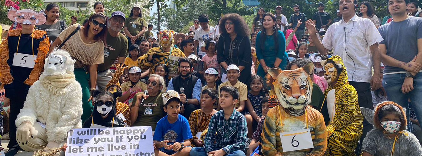 LODHA WORLD SCHOOL, PALAVA, HAS TAKEN A PLEDGE TO SAVE THE TIGER